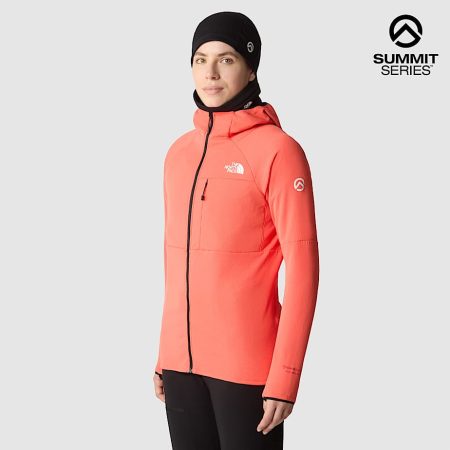 The North Face Summit Series™ Futurefleece™ Lt-jas Met Capuchon Voor Dames Radiant Orange female