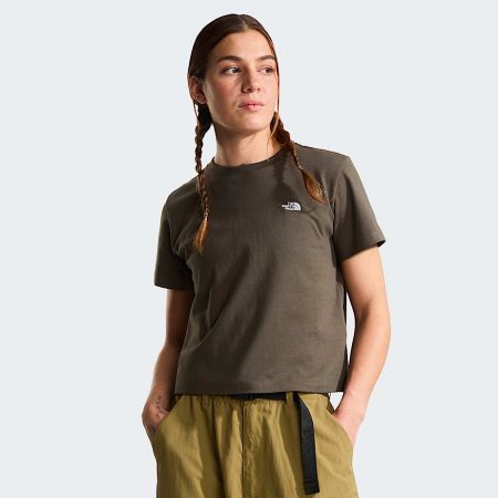 The North Face Tnf Essential Simple Dome Cutie T-shirt New Taupe Green female