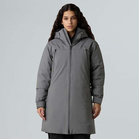 The North Face Tnf Range-donsparka Voor Dames Smoked Pearl female