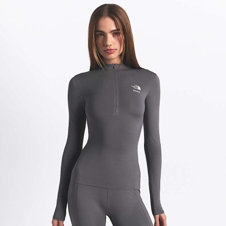 The North Face The North Face X Skims Refina Lange Mouwen Top Voor Dames Sk Gunmetal female