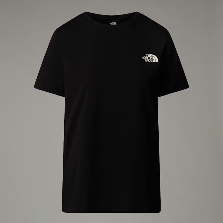 The North Face Topografisch-t-shirt Voor Dames Tnf Black female