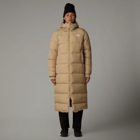 The North Face Triple C-parka Voor Dames Khaki Stone female