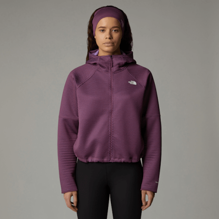 The North Face Vertical Thermal-jas Met Capuchon En Met Volledige Rits Voor Dames Midnight Mauve female