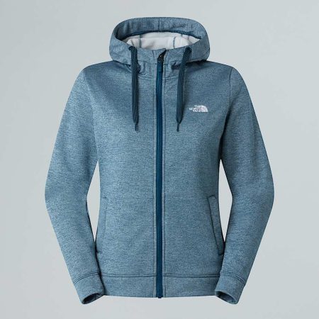 The North Face Wenhaver-fleece Met Capuchon Voor Dames Midnight Petrol Light Heather female