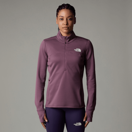 The North Face Winter Warm Pro-fleece Met Kwartrits Voor Dames Midnight Mauve female