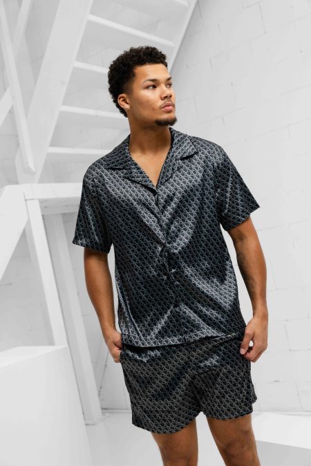 XPLCT Dubai Zomerset Heren Zwart/Grijs - Maat L - Kleur: ZwartGrijs | Soccerfanshop