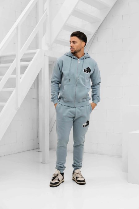 XPLCT Duplex Trainingspak Heren Lichtblauw - Maat XL - Kleur: Lichtblauw | Soccerfanshop