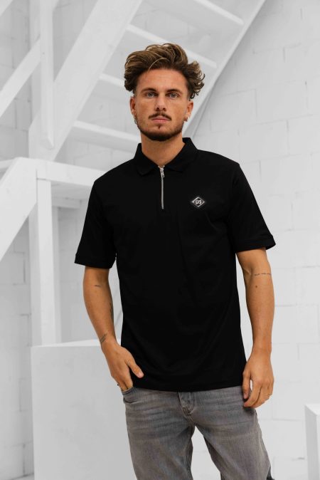 XPLCT Plate Polo Heren Zwart - Maat M - Kleur: Zwart | Soccerfanshop