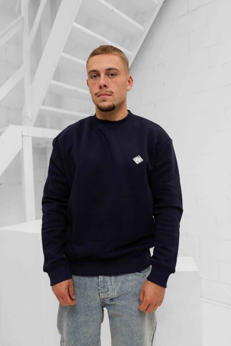 XPLCT Plate Sweater Heren Donkerblauw - Maat XS - Kleur: Donkerblauw | Soccerfanshop