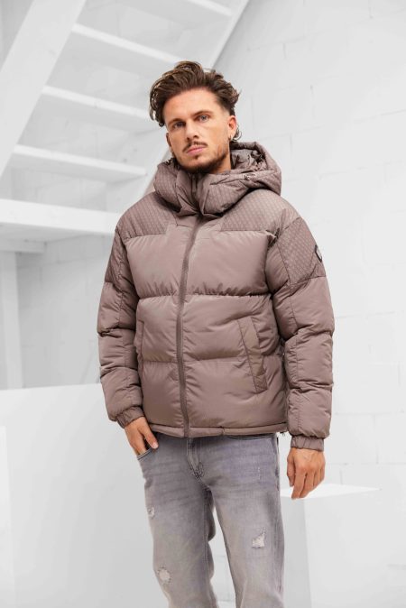 XPLCT Safe Winterjas Heren Beige - Maat XL - Kleur: Beige | Soccerfanshop