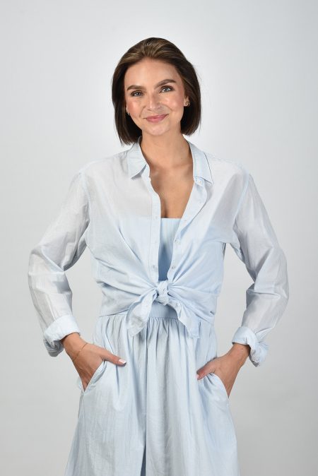 Xirena blouse Beau X5CTP111 skylight