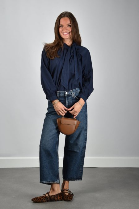 Xirena blouse Leona X5CTP043 navy