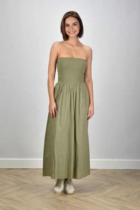 Xirena jurk Finnian X4CTP003 dark seagrass