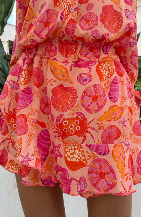 Yves Skort Shell Koraal