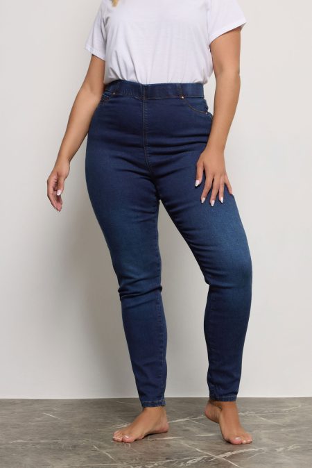 Yours For Good Lola Shaper Jegging In Indigoblauw