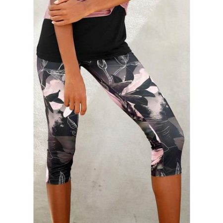 active by Lascana Caprilegging Tropical met abstracte bloemenprint