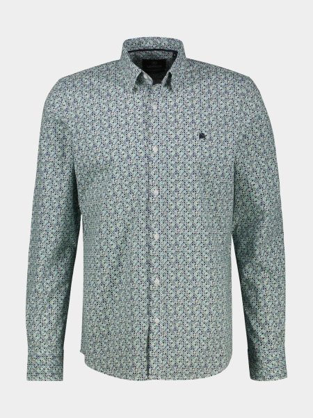 Lerros Casual hemd lange mouw Blauw 2521427/456