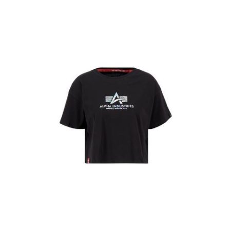 Alpha Industries T-shirt Alpha Industries Women - T-Shirts Basic T COS Hol. Print Wmn