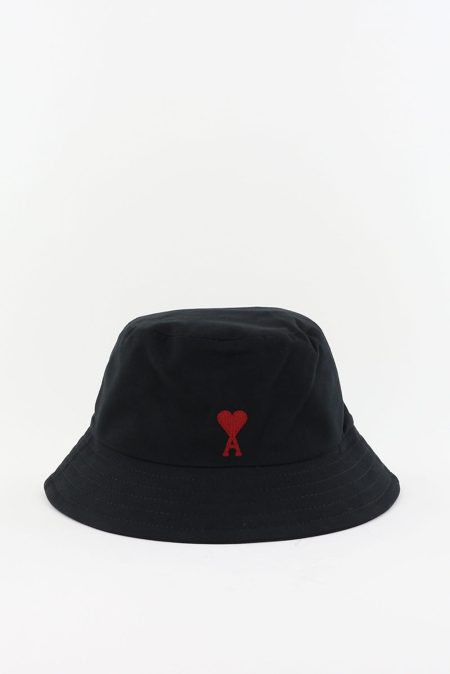 Ami Paris bucket hat Red ADC UHA246.AW0041 black