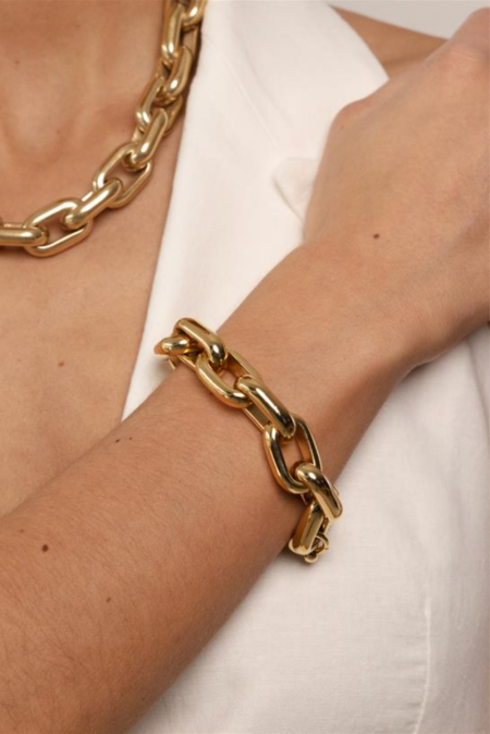 Souvenirs De Pomme armband Lima Large CHA115 gold