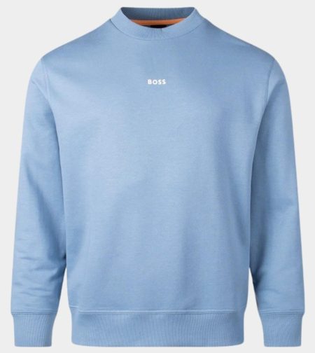 BOSS Orange Pullover Blauw WeSmallcrew 10244192 01 50514541/459