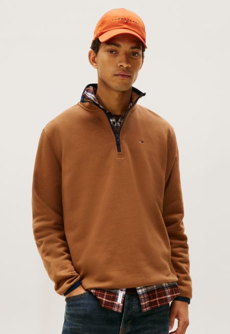 Tommy Jeans Flag Half-Zip Sweater