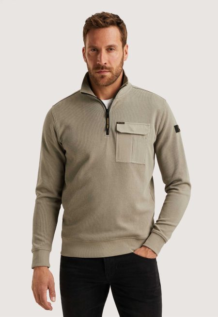 PME Legend Half Zip Collar Sweater