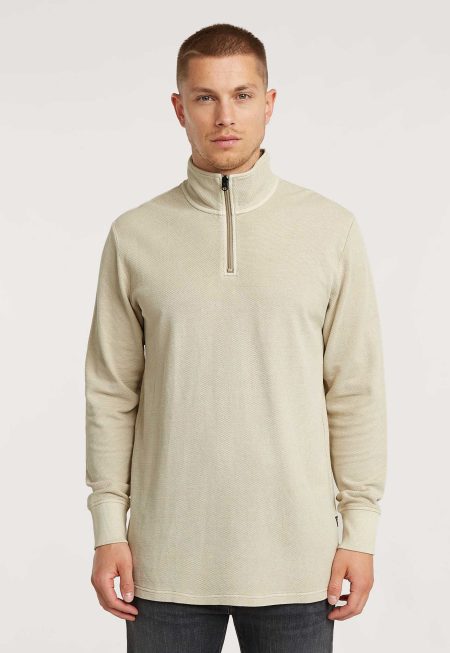 G-Star Overdyed Half Zip Sweater