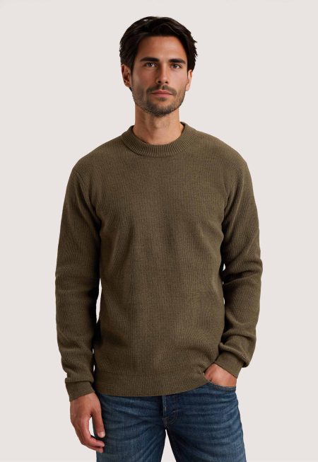 Cast Iron Mockneck Trui