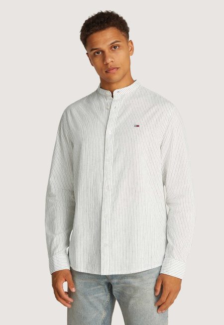 Tommy Jeans Linen Stripe Overhemd