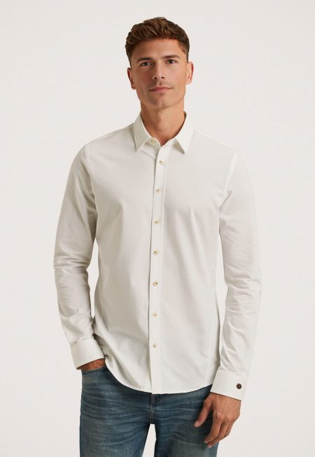 Cast Iron Twill Jersey Overhemd