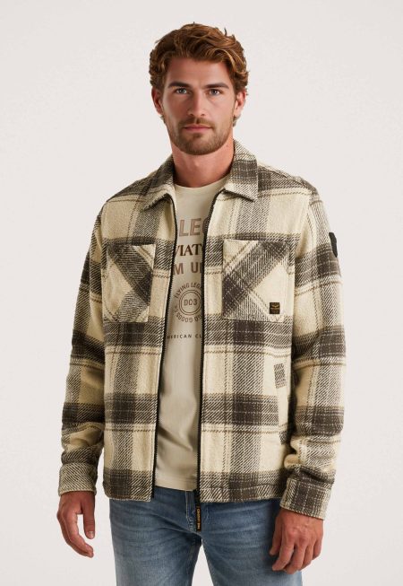 PME Legend Shirt Jacket Met Ruitpatroon