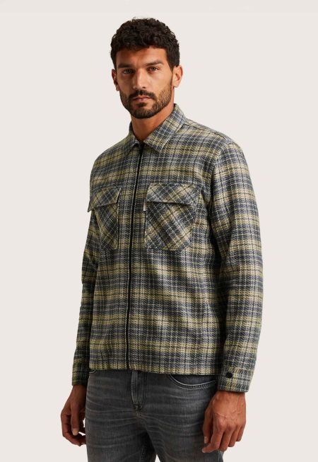 Cast Iron Mouline Check Overshirt