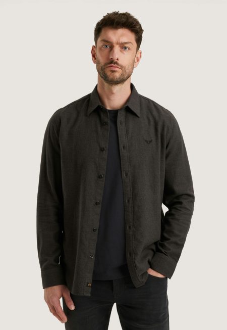 PME Legend Overhemd Met Allover Structuur