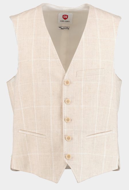 Your own Party By CG - Cl Gilet Mix & Match Beige Weste/Waistcoat CG Plum 45.006N3 / 243080/22
