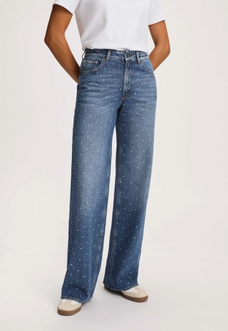 Silvercreek Ruby Studs Wide Leg Jeans