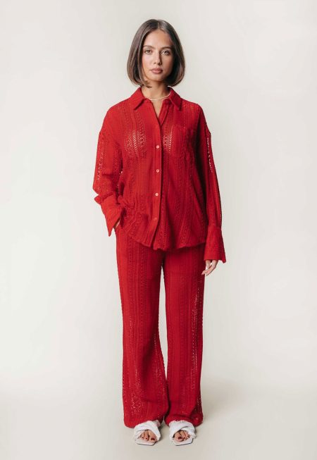 Colourful Rebel Melody Crochet Pants