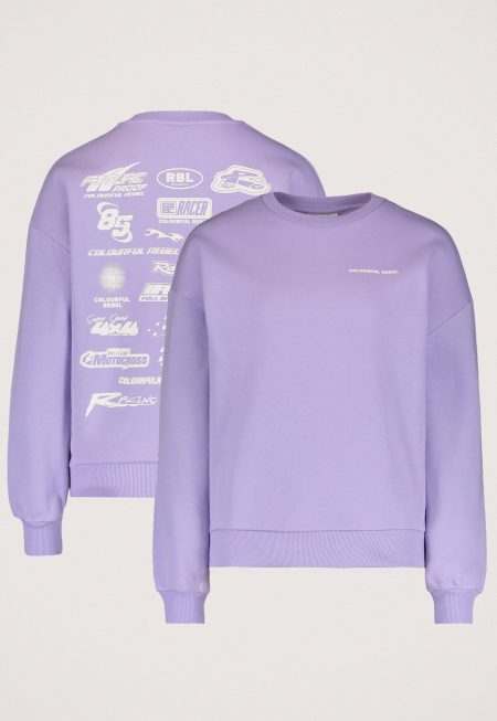 Colourful Rebel Multi Racer Sweater