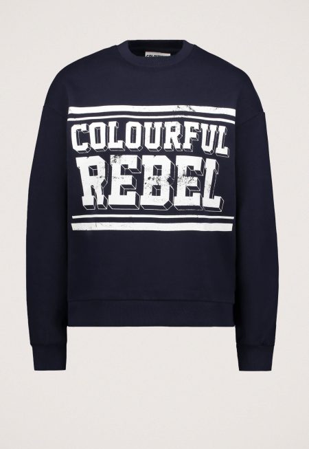 Colourful Rebel Dropped Shoulder Sweater