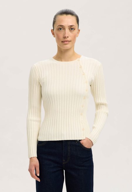 Selected Femme Helen Button Top