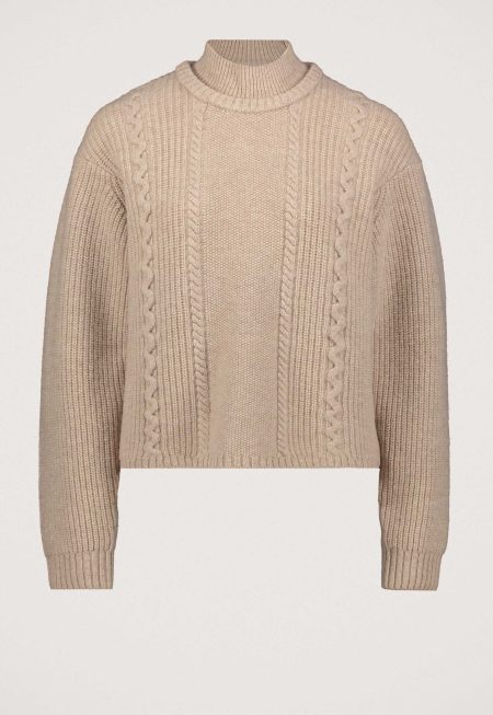 G-Star Cable Double Collar Knit Trui