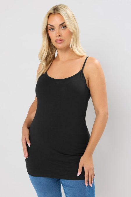 Top Met Spaghettibandjes In Zwart