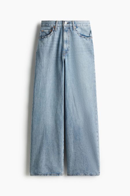 H & M - Ribcage Wide Leg H223 Far And Wide - Blauw