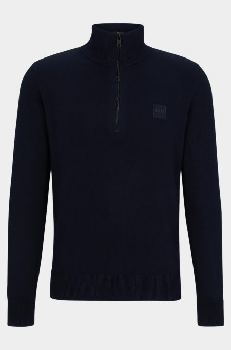 BOSS Orange Pullover Blauw Kanobix 10250530 01 50494387/404