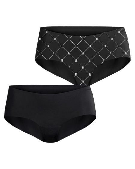 Björn Borg - Dames - Hipster Performance 2-Pack - Multicolour/Zwart - Maat XL