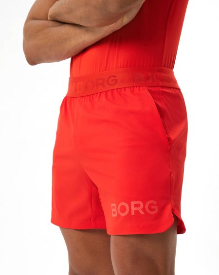 Björn Borg - Heren - Borg Shorts - Rood - Maat XXL