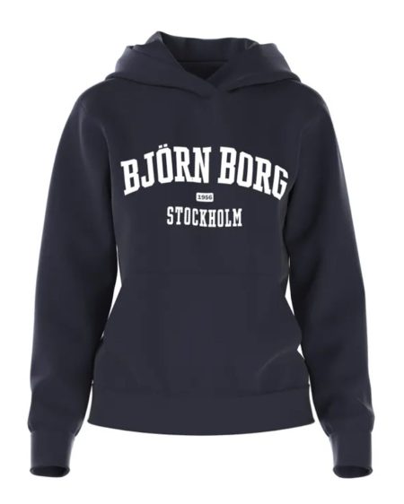 Björn Borg - Meisjes - Essential Hoodie - Blauw - Maat S