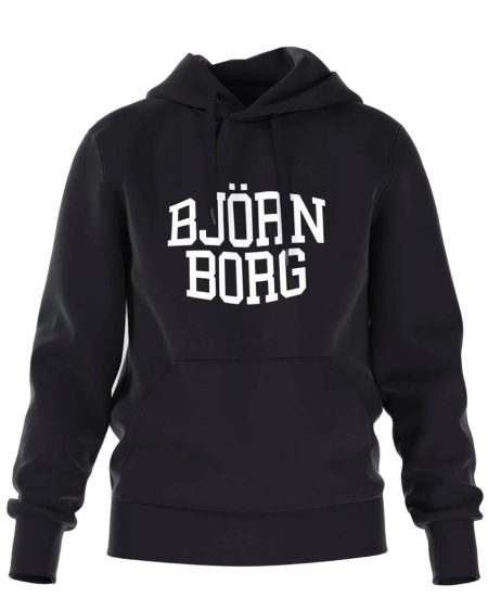 Björn Borg - Heren - Borg Essential Hoodie - Zwart - Maat S