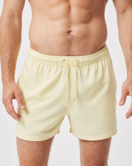 Björn Borg - Heren - Borg Solid Swimshort - Geel - Maat M