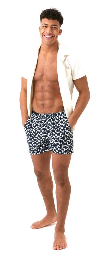 Björn Borg - Heren - Staffan Swimshort - MarineBlauw/Wit - Maat S